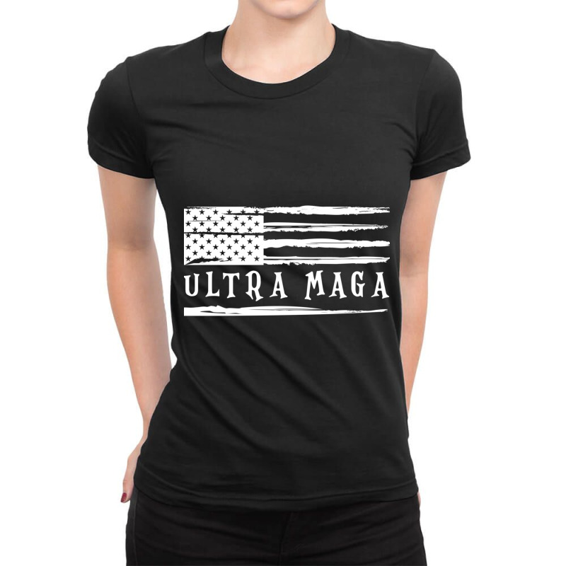 Ultra Maga Gear             (3) Ladies Fitted T-Shirt by cm-arts | Artistshot