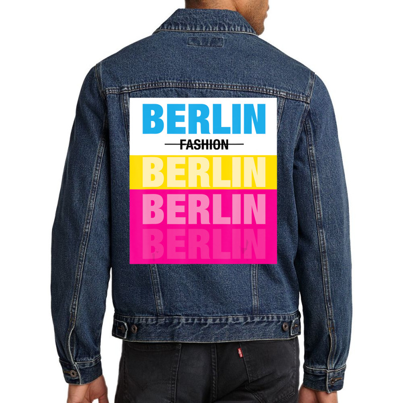 I Love Berlin Berlin Deutschland Berlin Men Denim Jacket | Artistshot