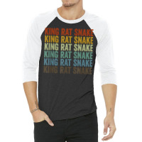 King Rat Snake Retro T Shirt 3/4 Sleeve Shirt | Artistshot