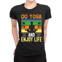 Okay But First Yoga (6) Ladies Fitted T-shirt | Artistshot