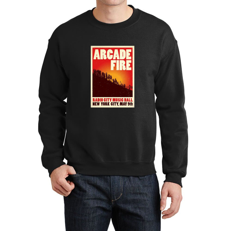 Arcade Fire Concer Crewneck Sweatshirt by cm-arts | Artistshot