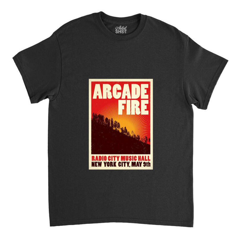 Arcade Fire Concer Classic T-shirt by cm-arts | Artistshot