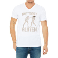 Gluten Free Gifts Wheat Barley Rye Celiac Disease Awareness T Shirt V-neck Tee | Artistshot