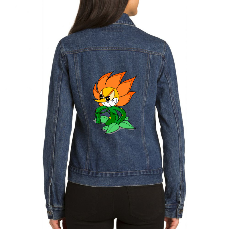 Evil Carnation (cagney Carnation) Ladies Denim Jacket by NicholasRoberson | Artistshot