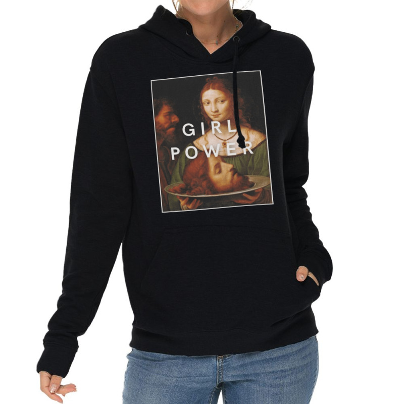 Girl Power, Salome Bernardino Luini, Vintage Aesthetic, Judith And Hol Lightweight Hoodie | Artistshot