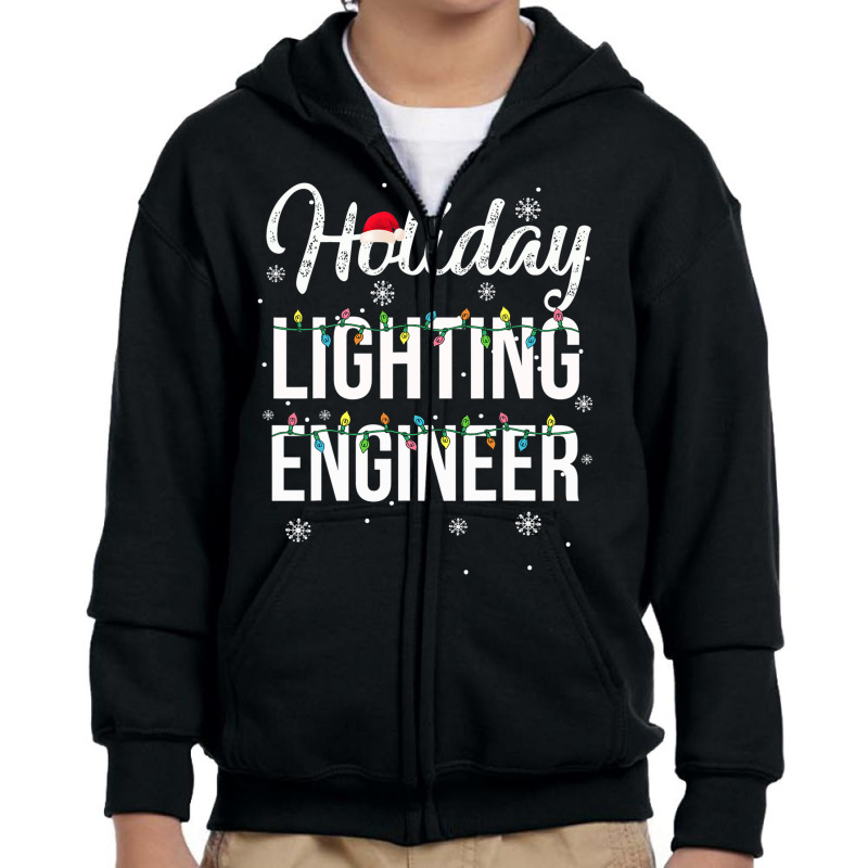 Holiday Lighting Engineer Christmas Light Mens Youth Zipper Hoodie by Chalaun | Artistshot