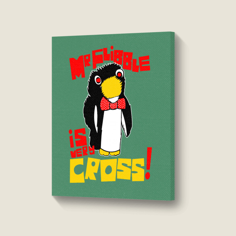 Mr Flibble Is Very Cross Portrait Canvas Print | Artistshot