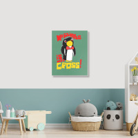 Mr Flibble Is Very Cross Portrait Canvas Print | Artistshot