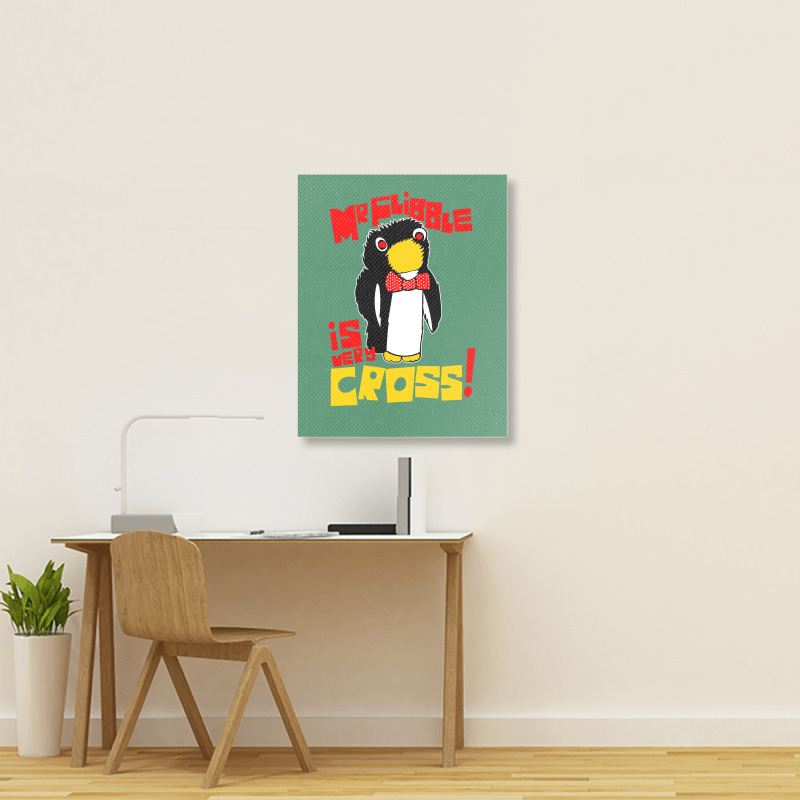 Mr Flibble Is Very Cross Portrait Canvas Print | Artistshot