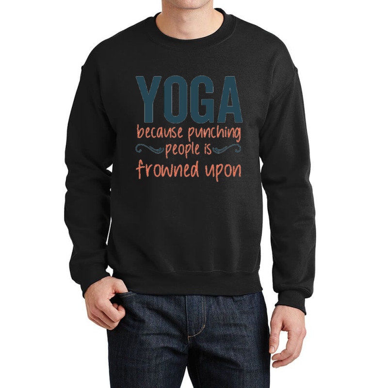 Punching Yoga Premium Crewneck Sweatshirt by cm-arts | Artistshot