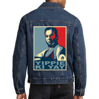 Yippie Ki Yay Men Denim Jacket | Artistshot