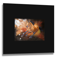 Galactic Stallion, Galactic Stallion Art, Galactic Stallion Painting,  Metal Print Square | Artistshot