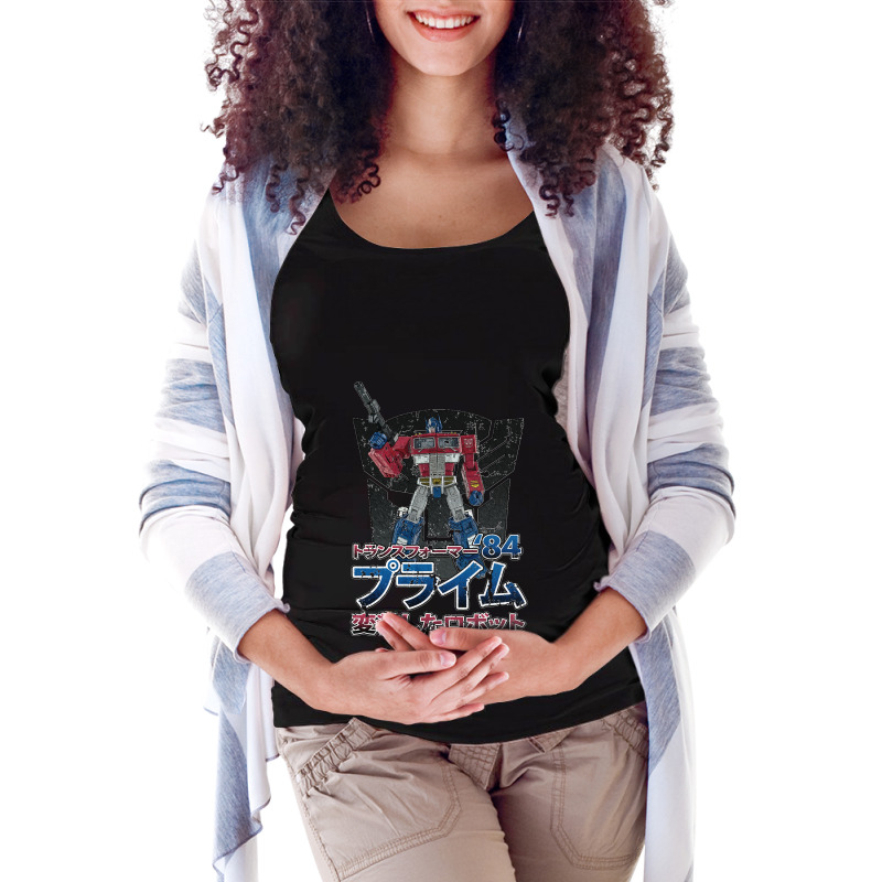 Optimus Prime Maternity Scoop Neck T-shirt by cm-arts | Artistshot