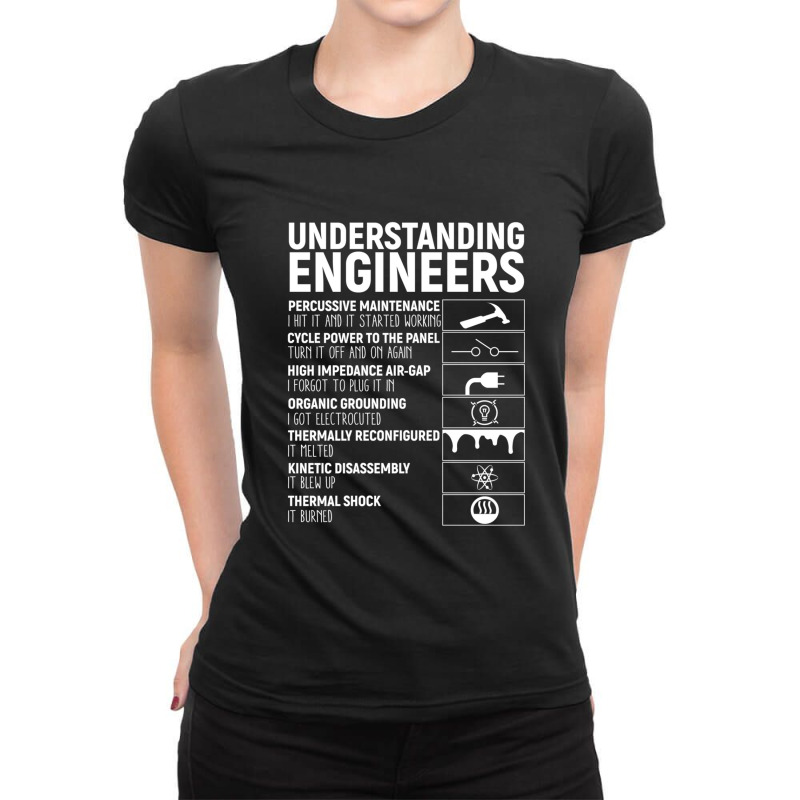 Understanding Engineers Ladies Fitted T-Shirt by EugeneSparks | Artistshot