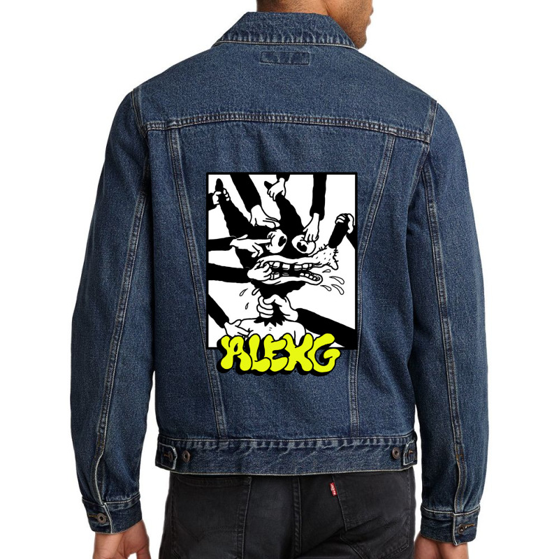 Men Alex G Pamperedscoop Retro Wave Men Denim Jacket by DenzelTyler | Artistshot