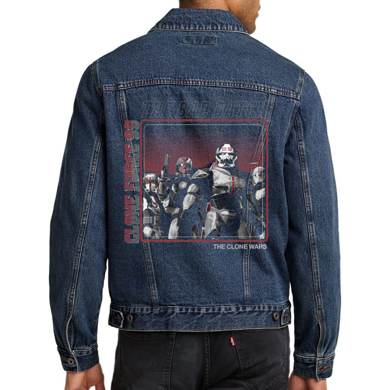 Fan_star_wars The Clone Wars Clone Force 99 The Bad Batch Men Denim Jacket by trokeryth | Artistshot