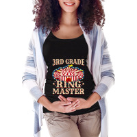 3rd Grade Ringmaster 3rd Grade Teachers Teacher Maternity Scoop Neck T-shirt | Artistshot