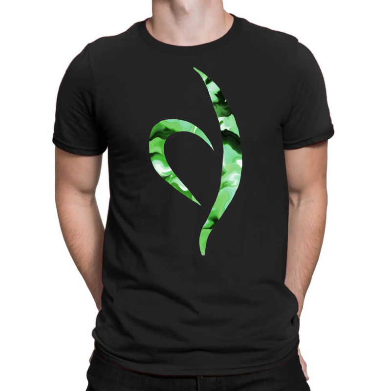 Green Marbled Neda Symbol T-shirt | Artistshot