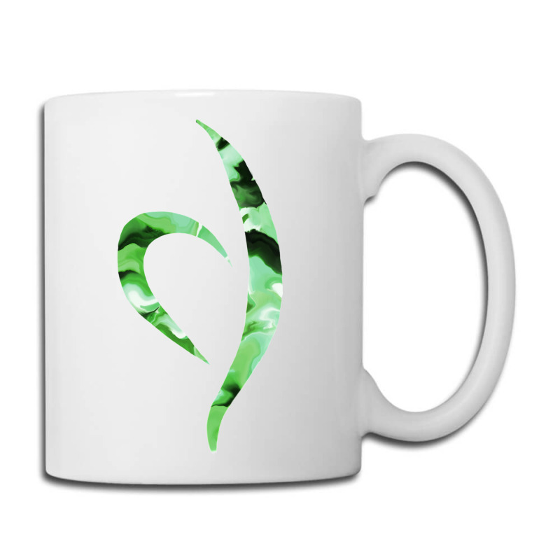 Green Marbled Neda Symbol Coffee Mug | Artistshot