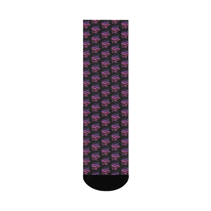 Awesome Sunset Curve Design Crew Socks | Artistshot