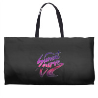 Awesome Sunset Curve Design Weekender Totes | Artistshot