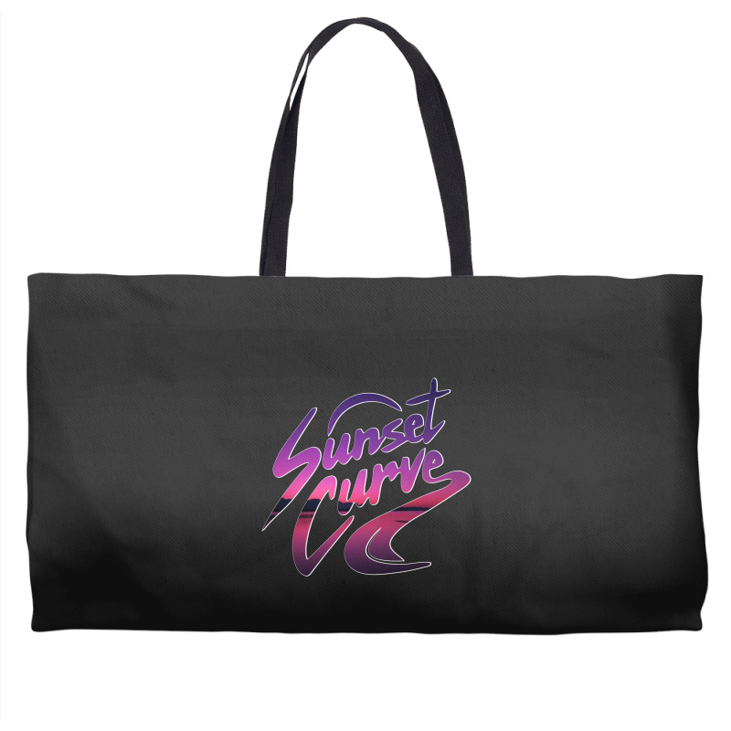 Awesome Sunset Curve Design Weekender Totes | Artistshot