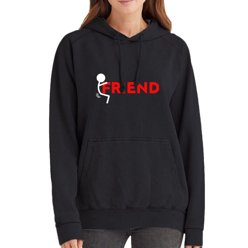 Fuck Friend Vintage Hoodie by cm-arts | Artistshot