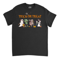 Funny Trick Or Treat Halloween Retro Monster Kids Costume Classic T-shirt | Artistshot