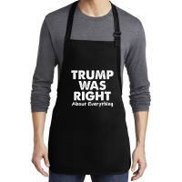 Trump Supporter Design, Trump Was Right, Pro America Women Medium-length Apron | Artistshot