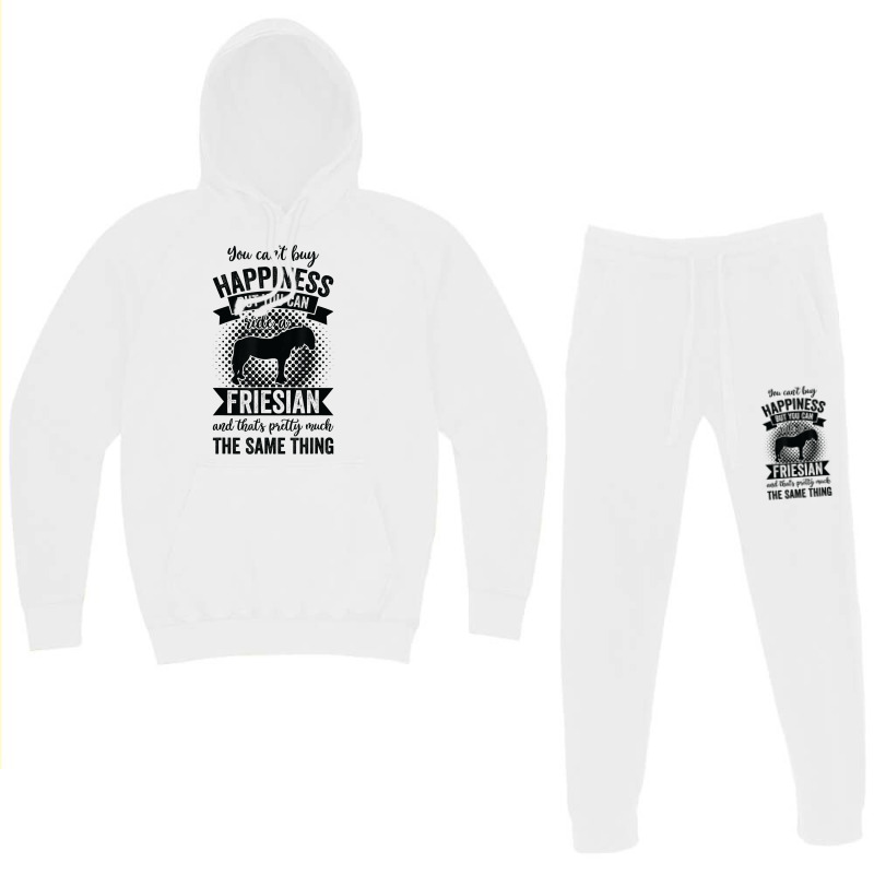 Riding   Can't Buy Happiness But Ride Friesian Horse T Shirt Hoodie & Jogger Set | Artistshot