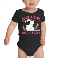 Arctic Fox Animal Lover Just A Girl Who Loves Arctic Foxes Premium T S Baby Bodysuit | Artistshot