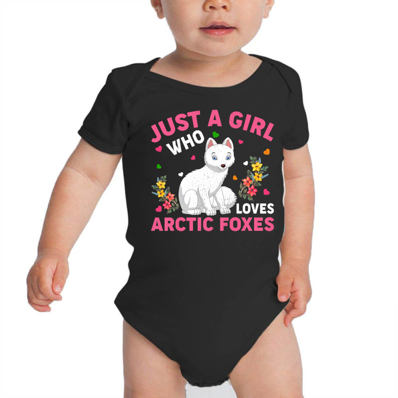 Arctic Fox Animal Lover Just A Girl Who Loves Arctic Foxes Premium T S Baby Bodysuit by pipanegocu | Artistshot