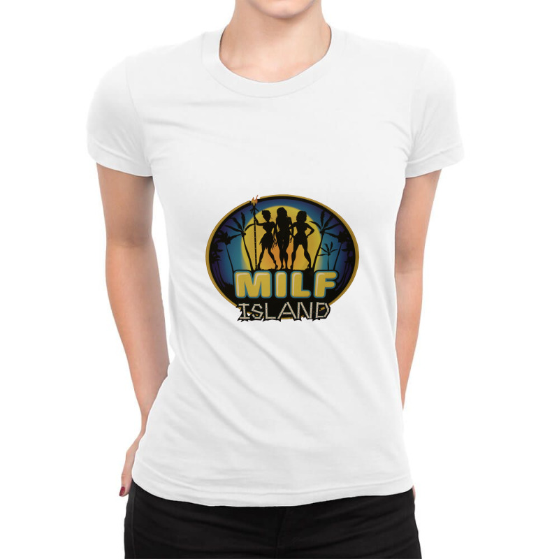 Milf Island 30 Rock Tv Show Ladies Fitted T-Shirt by waynejulieta | Artistshot