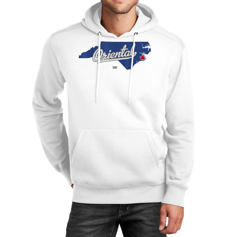 Oriental North Carolina Nc Map T Shirt Unisex Hoodie | Artistshot