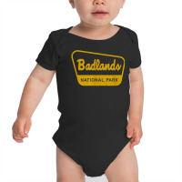 Badlands National Park Vintage Inspired Sign Graphic T Shirt Baby Bodysuit | Artistshot