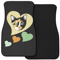 Calico Ca I Love My Calico Cats For Cat Lover Front Car Mat | Artistshot