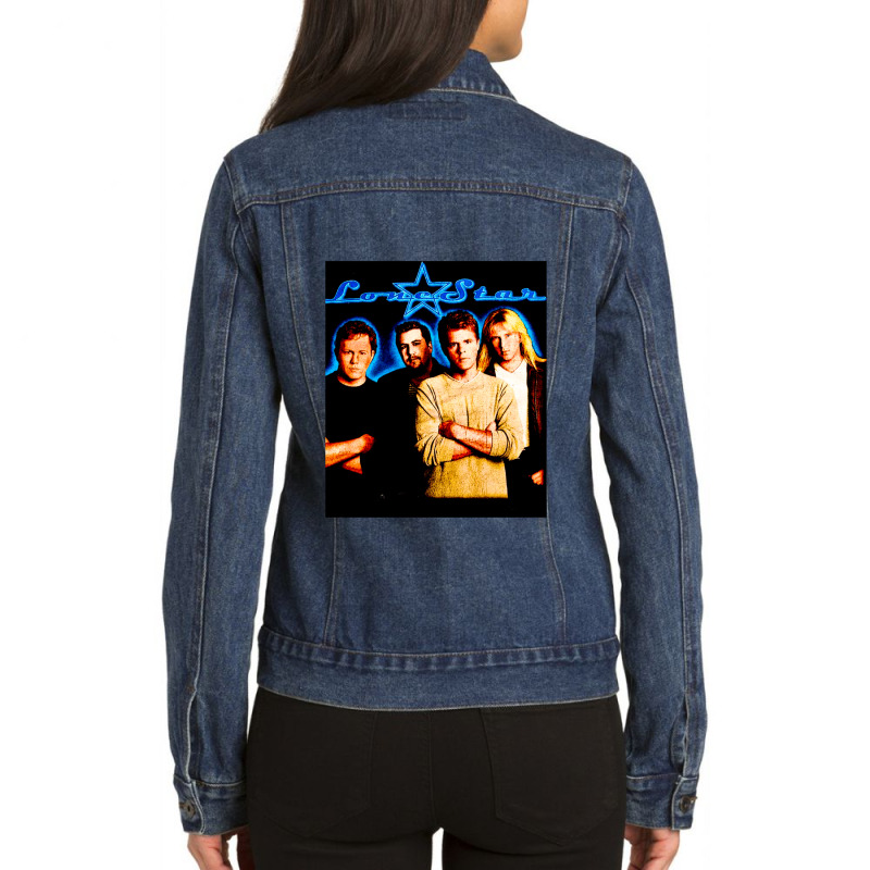 Lonestar Pop Country Ladies Denim Jacket by cm-arts | Artistshot