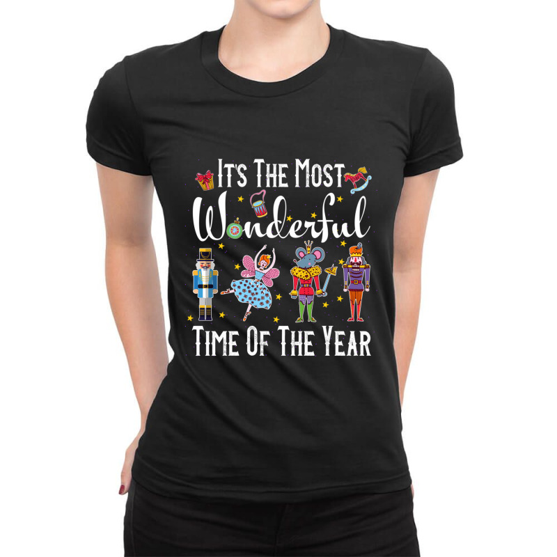 It's The Most Wonderful Time Of The Year Nutcracker Squad Ladies Fitted T-Shirt by cm-arts | Artistshot