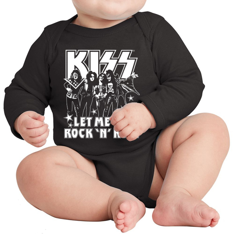 Kiss Let Me Go Long Sleeve Baby Bodysuit by cm-arts | Artistshot