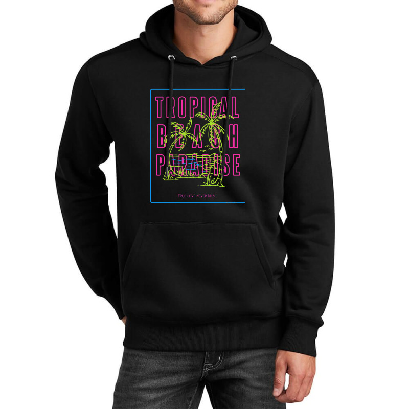 Tropical Paradise Love Unisex Hoodie by lullabellelaart | Artistshot