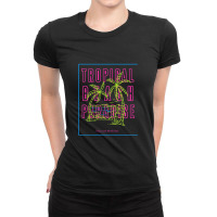 Tropical Paradise Love Ladies Fitted T-shirt | Artistshot