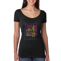 Tropical Paradise Love Women's Triblend Scoop T-shirt | Artistshot