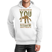 Push You In Zombies To Save My Oriental Longhair Cat Funny T Shirt Unisex Hoodie | Artistshot