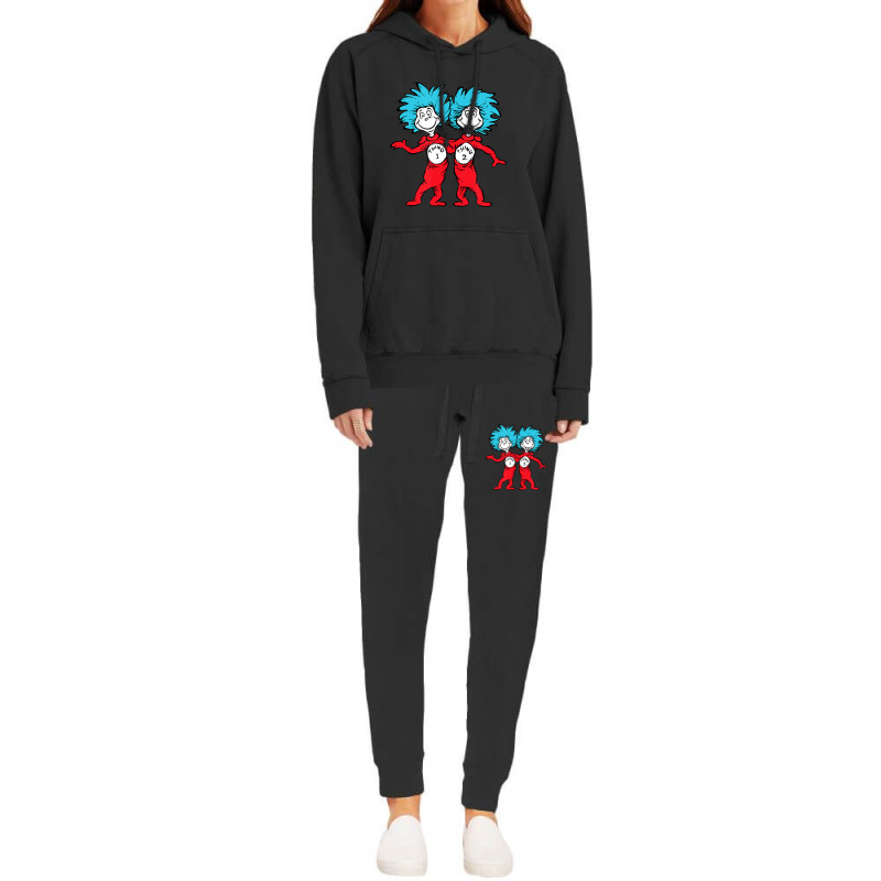 Dr. Seuss Thing 1 Thing 2 Buddies Hoodie & Jogger Set | Artistshot