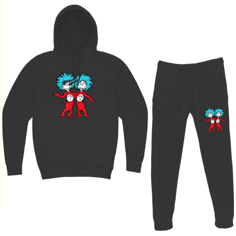 Dr. Seuss Thing 1 Thing 2 Buddies Hoodie & Jogger Set | Artistshot