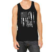 Us American Flag Guitar Musician Distressed Racerback Guitarsa Tank Top | Artistshot