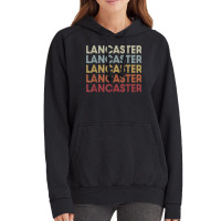 Lancaster California Lancaster Ca Retro Vintage Text T Shirt Vintage Hoodie | Artistshot