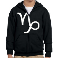 Capricorn Zodiac T Shirt Youth Zipper Hoodie | Artistshot