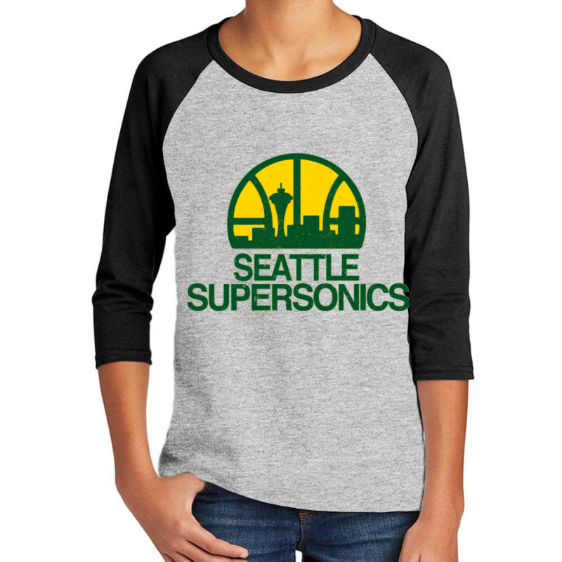 Seattle Supersonics - Vintage Youth 3/4 Sleeve by cm-arts | Artistshot