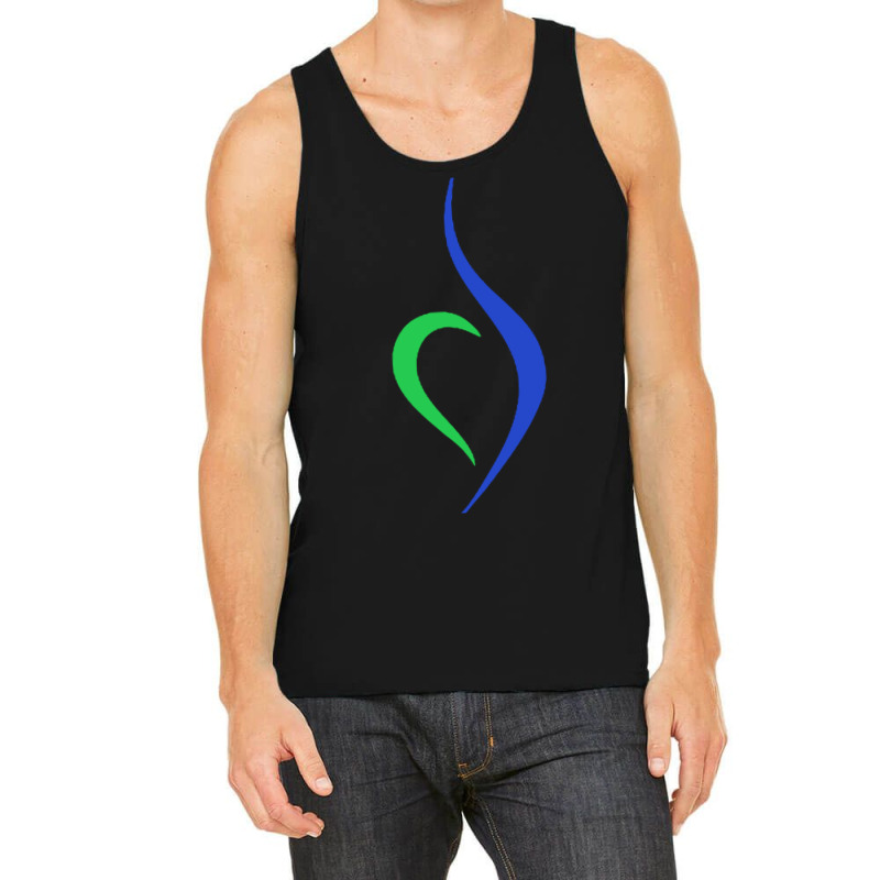 Blue And Green Eating Disorder Symbol - Neda Tank Top | Artistshot